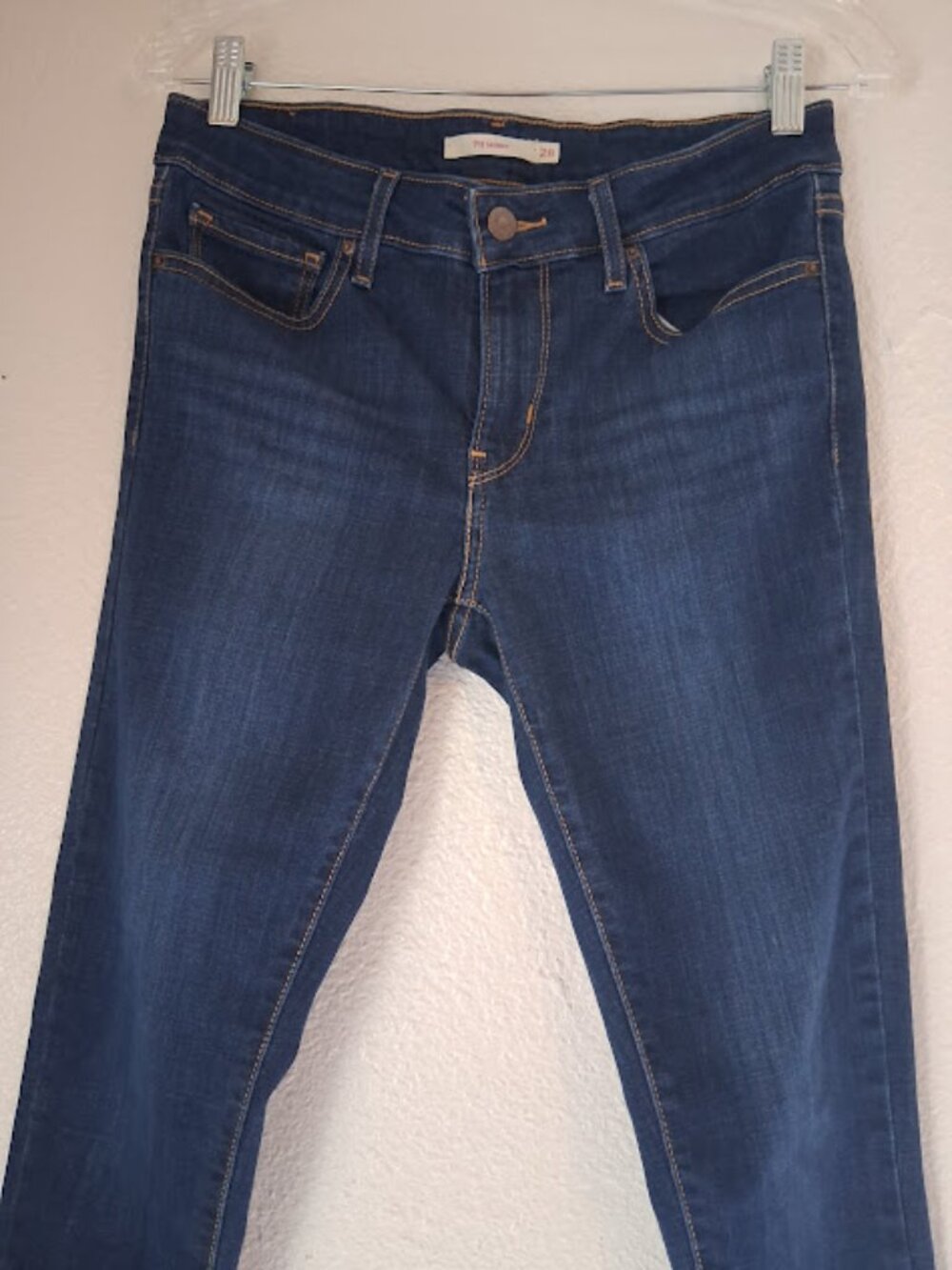 Levi's 711 women's size 28 Skinny dark wash jeans - Picture 2 of 16